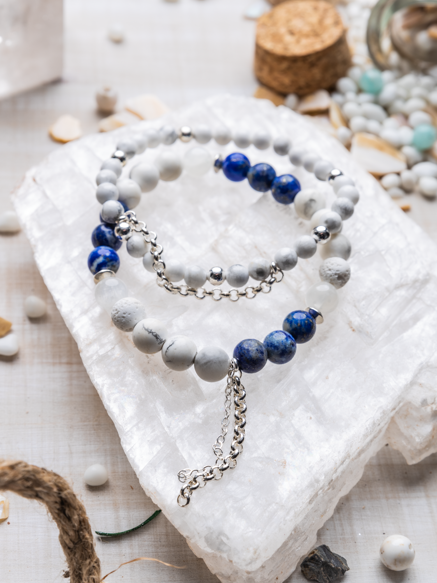 THE HARMONIC INSIGHT STACK ~ GEMSTONE BRACELETS