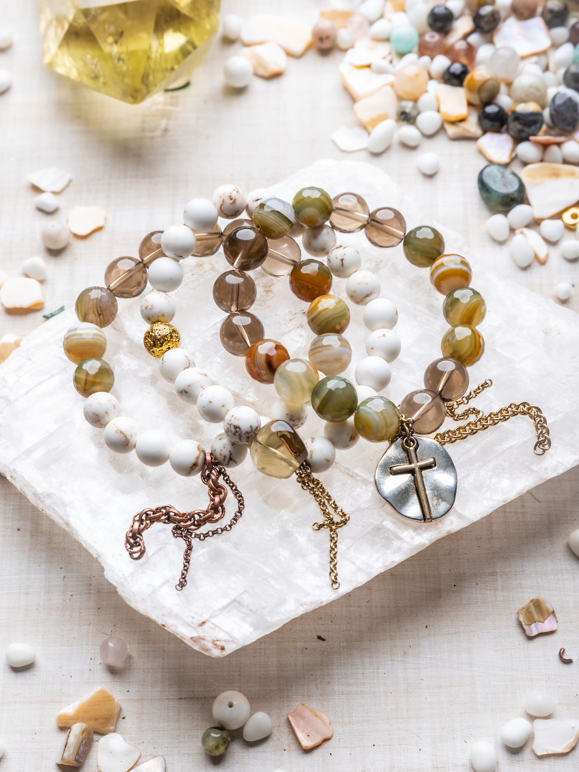 THE HARMONIZATION STACK ~ GEMSTONE BRACELETS