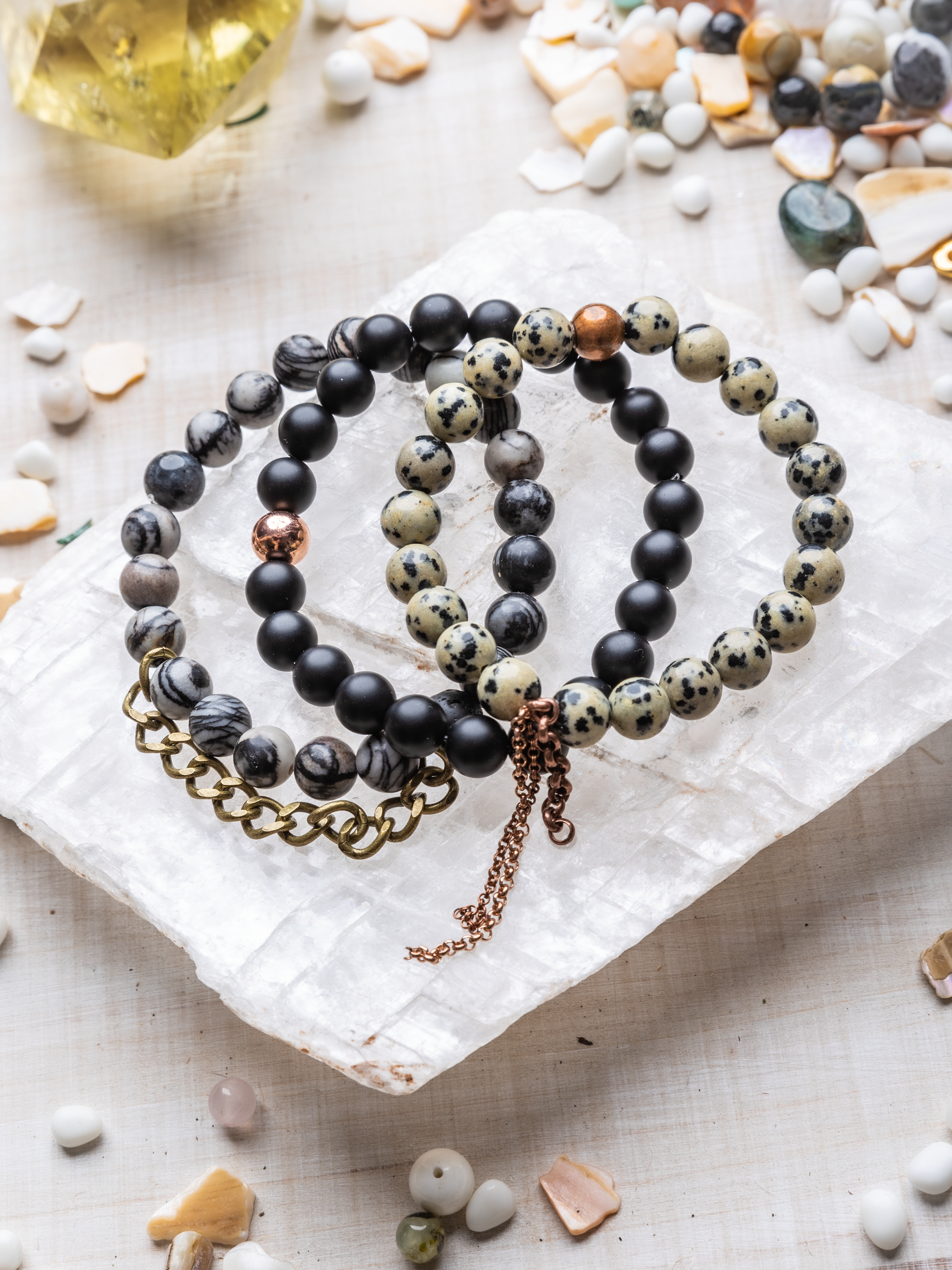 THE SOULCRAFT STACK ~ GEMSTONE BRACELETS