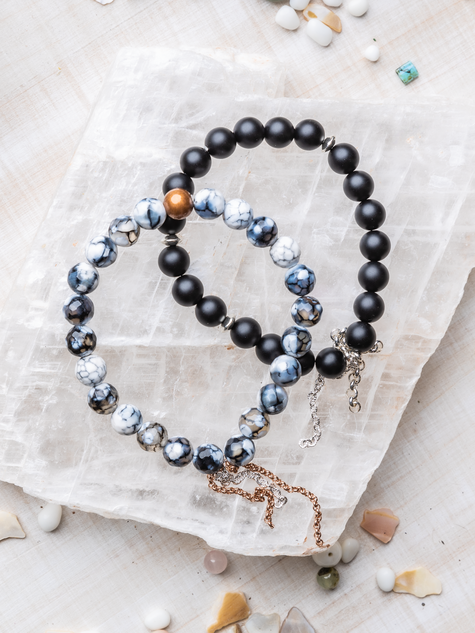 THE RESILIENCE STACK ~ GEMSTONE BRACELETS