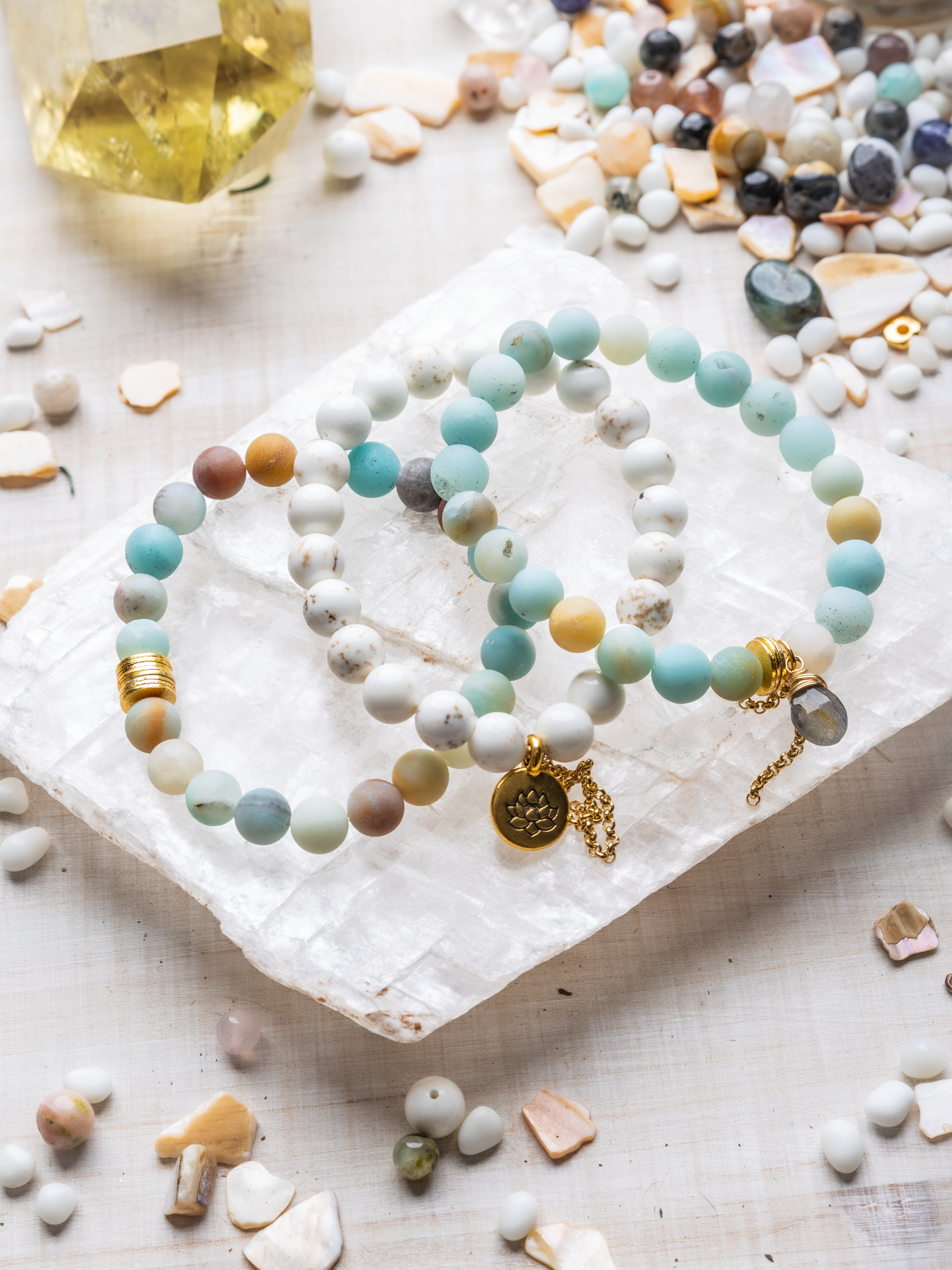 THE AWAKENING STACK ~ GEMSTONE BRACELETS