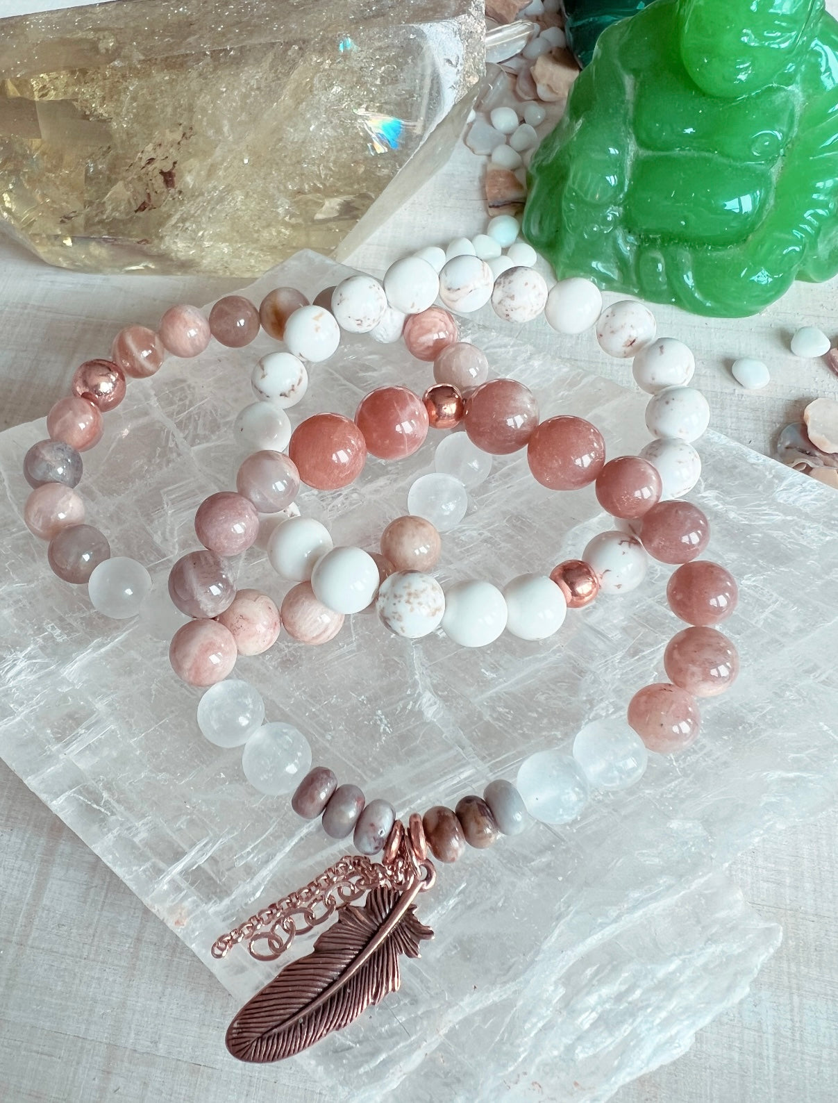 7 Crystal Bead Bracelet For Positive Vibes and Happiness – MCJ Jewels