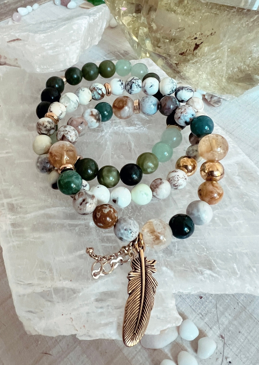 THE UNITY STACK ~ GEMSTONE BRACELETS