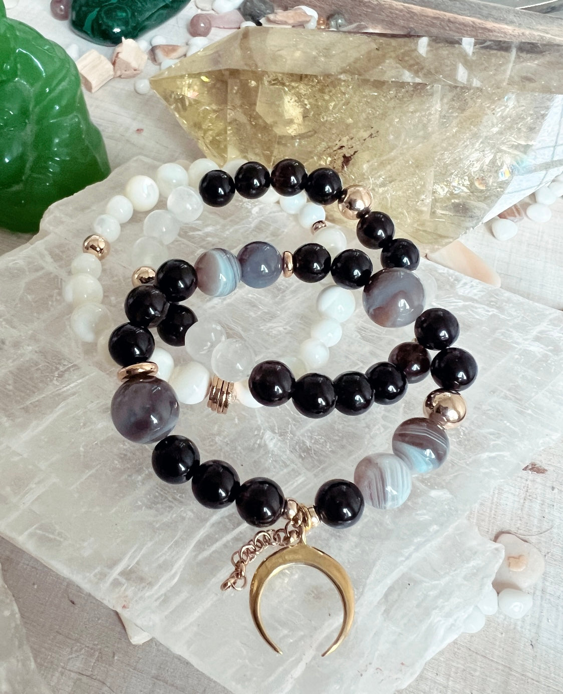 THE HARMONY STACK ~ GEMSTONE BRACELETS