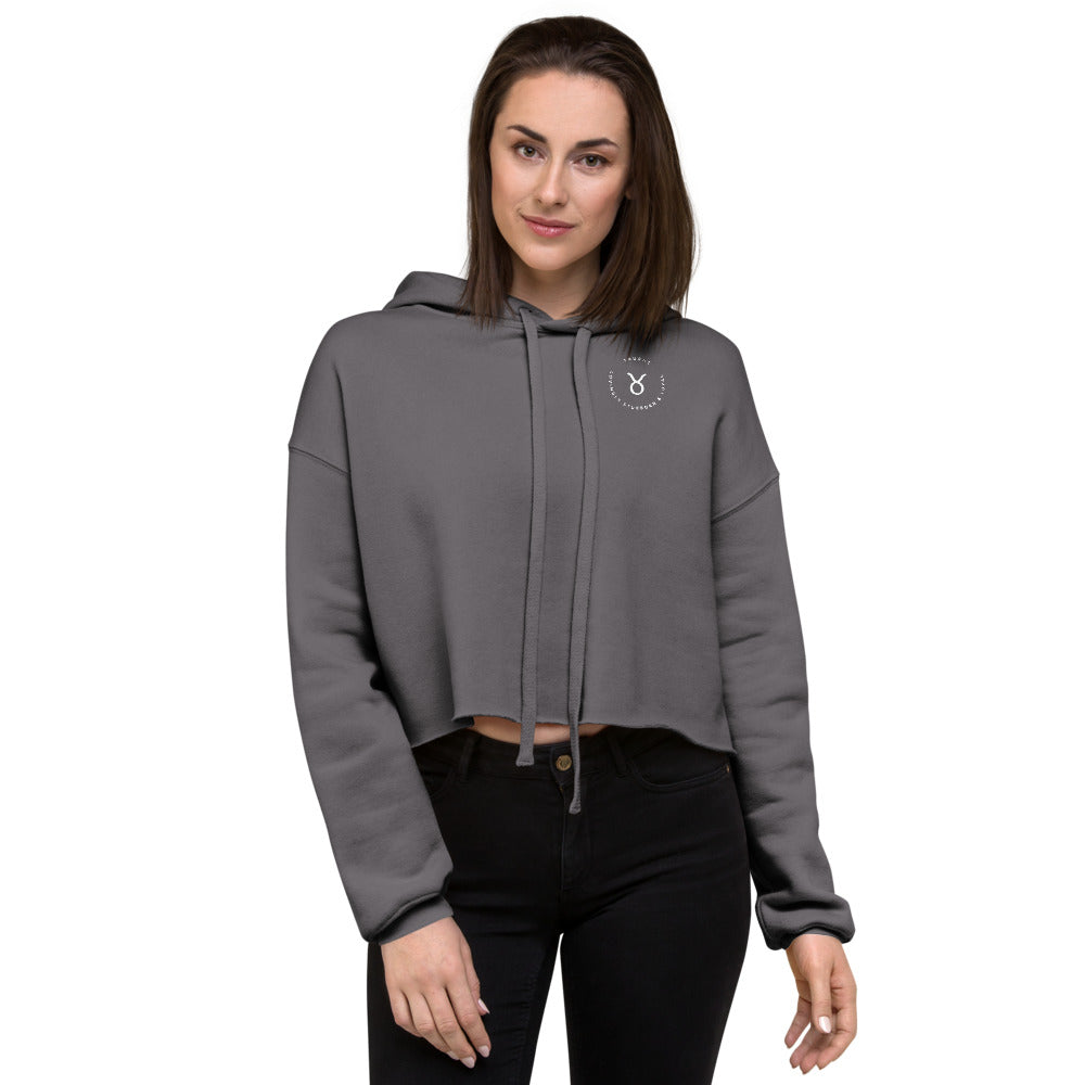 THE TAURUS CROP HOODIE ~ GROUNDED